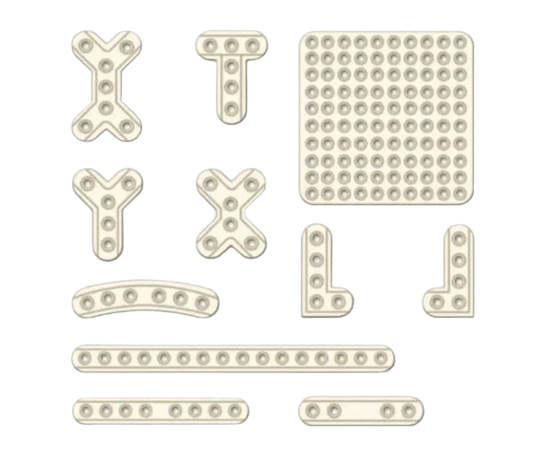 Placas reabsorbibles para craneosinostosis Biomet